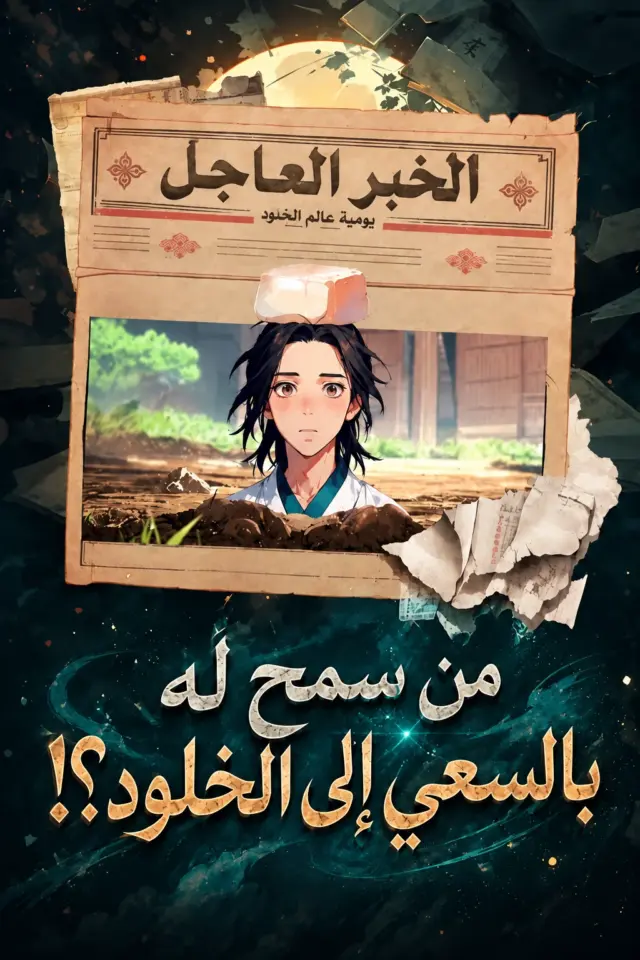 غلاف من سمح له بالسعي إلى الخلود